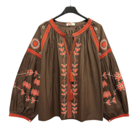 Blouse Julia - Choco