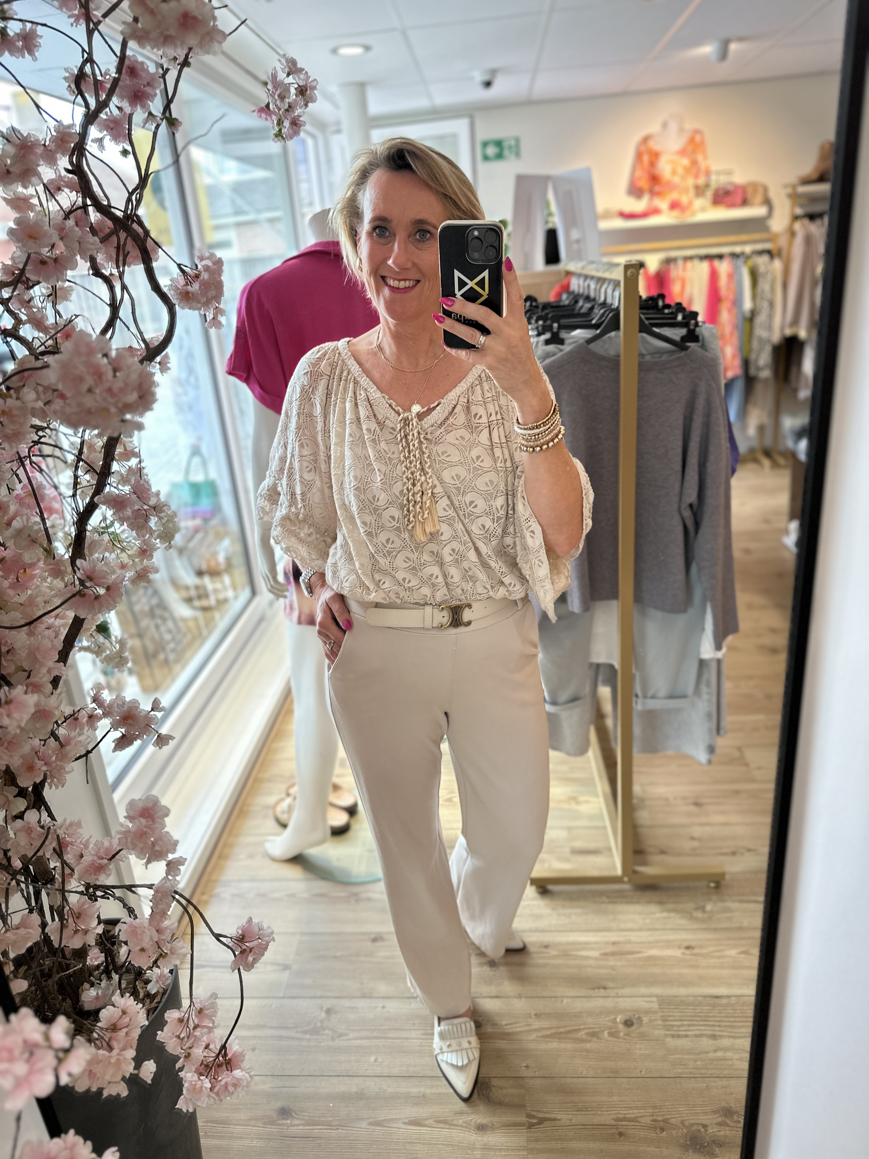 IZ NAIZ 55006 Blouse Ibiza Sand one size