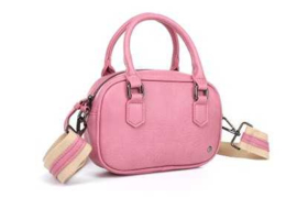 I'm Dutch handtas Lotus roze