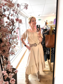 IZ NAIZ Dress Ibiza 11165 - Camel