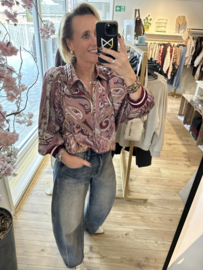 Blouse Petra bordeaux
