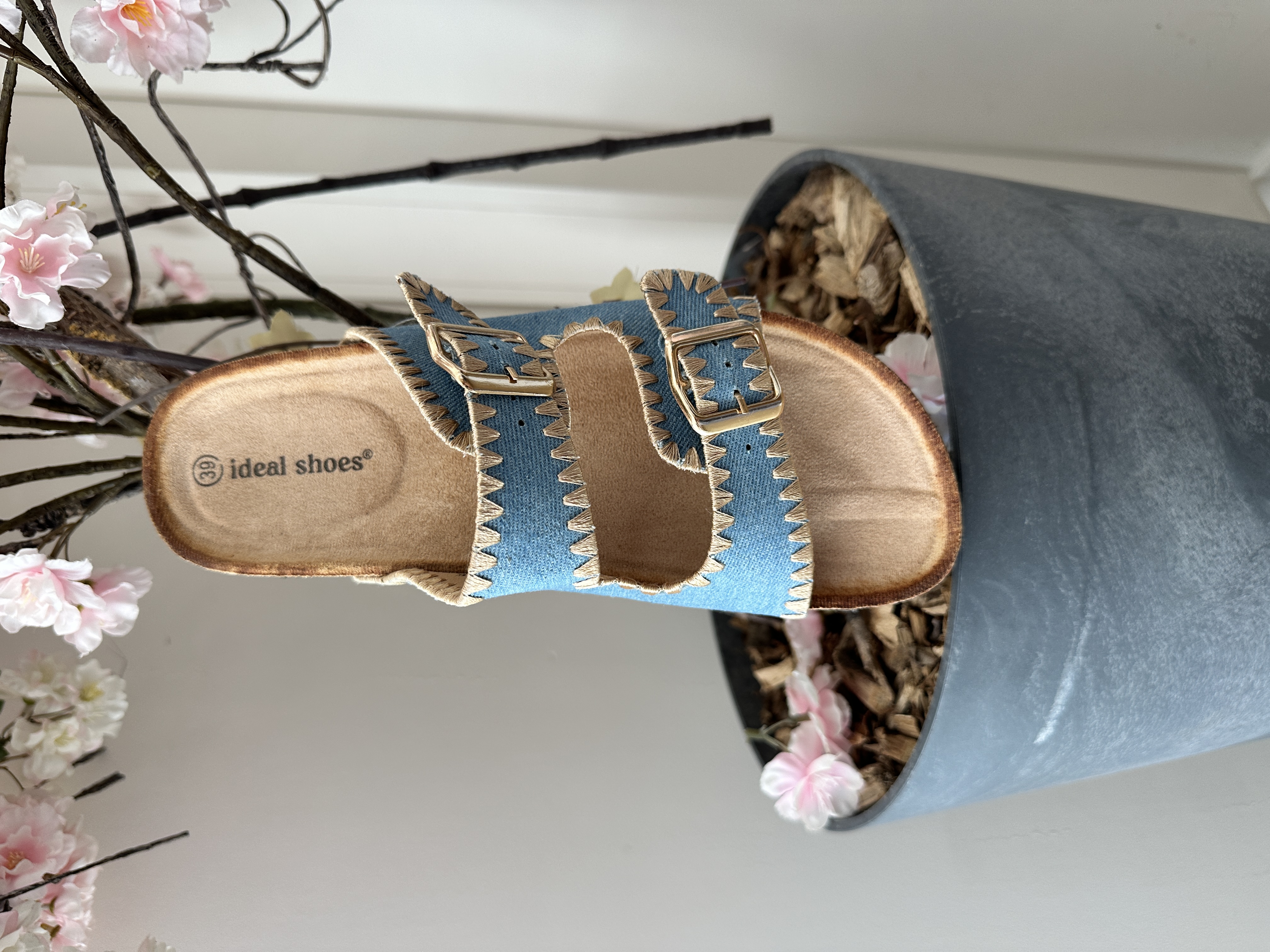 Slipper Birky lichtblauw