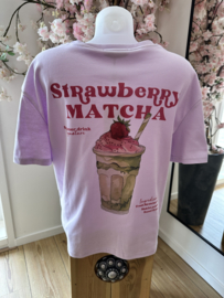Ambika t-shirt Strawberry Matcha