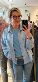 Stoere denim blouse/jas Denim Days