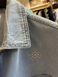Stoere denim blouse/jas Denim Days