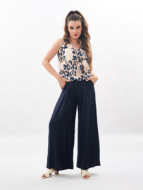 IZ NAIZ V-hals top Leo  Navy 3382