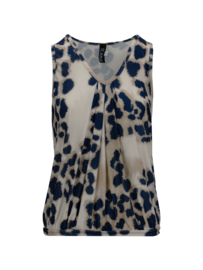 IZ NAIZ V-hals top Leo  Navy 3382