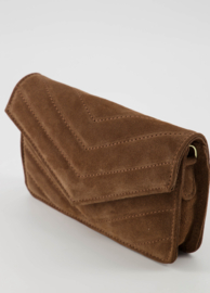 Laurie Suede - Crossbodytas - donkerbruin