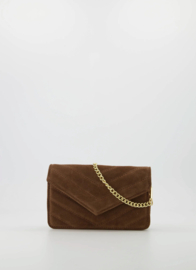 Laurie Suede - Crossbodytas - donkerbruin