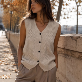 Gilet Nora - Beige