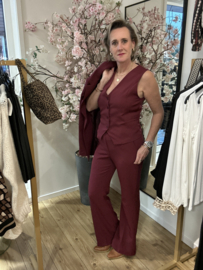 Gilet Bibian - bordeaux