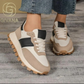 Sneaker black/kaki