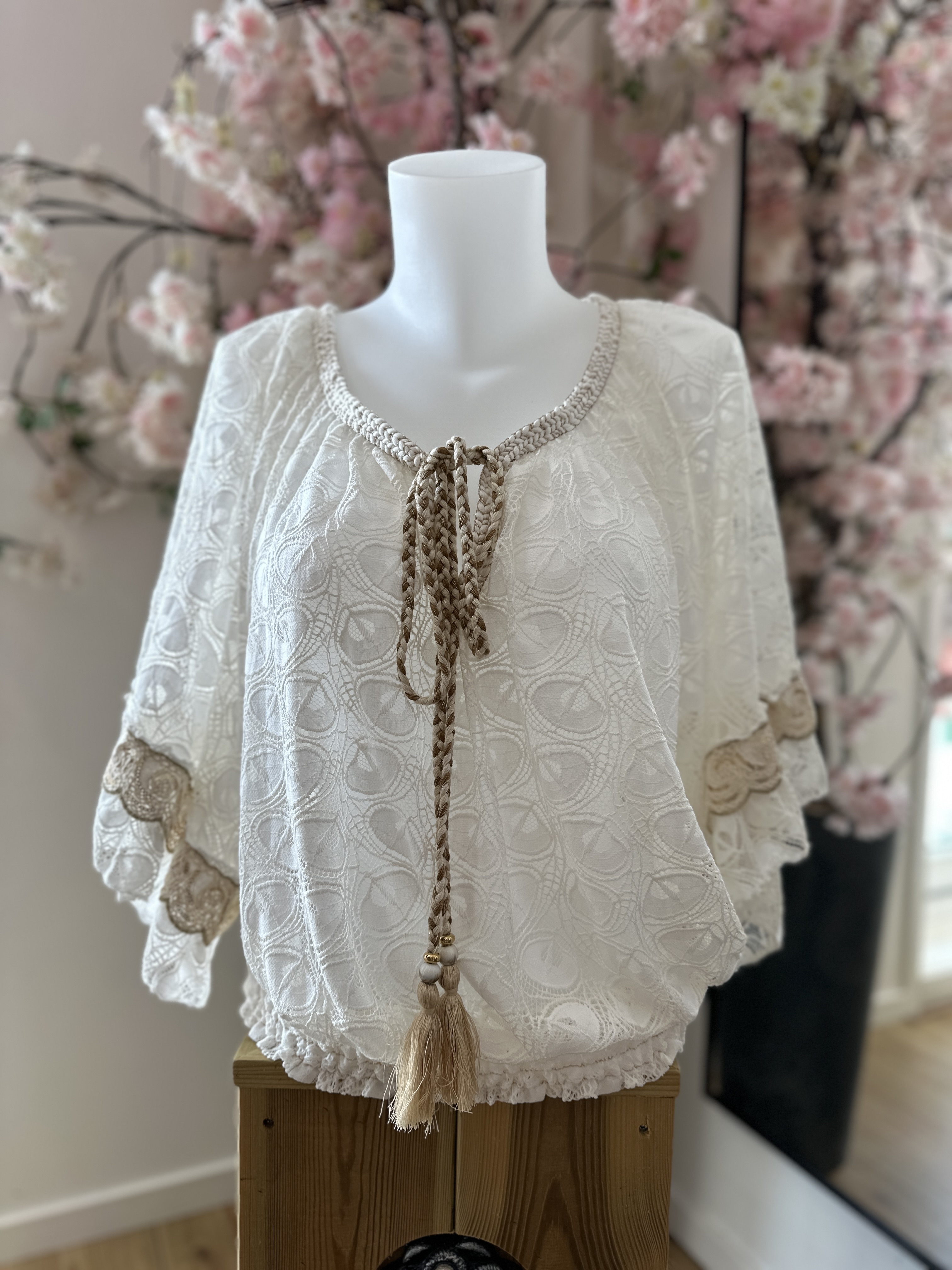 IZ NAIZ 55006 Blouse Ibiza White