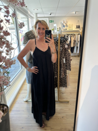 Viscose jurk Bibi - zwart