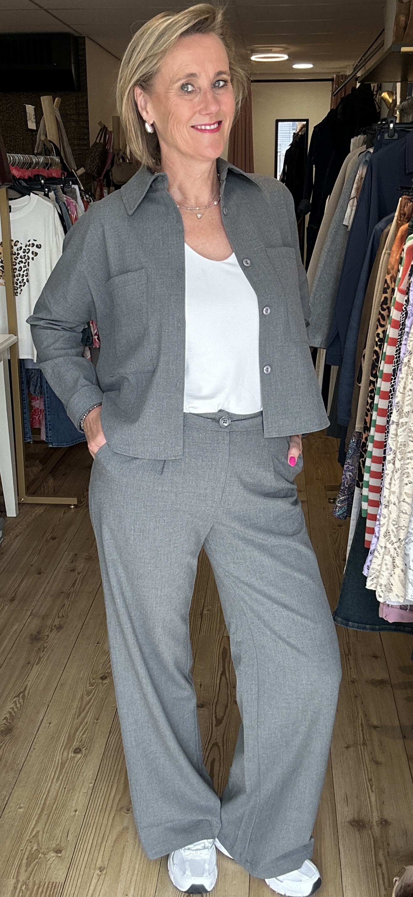 Mila Sarvé by Sophia Perla -  Sevilla blouse -  Grey