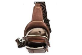I'm Dutch crossbody tas Mattie - Brons