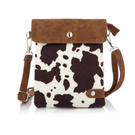 Tasje cow brown