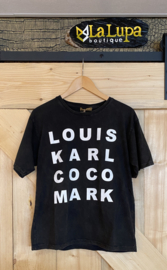 T-shirt  Louis - Karl - Zwart