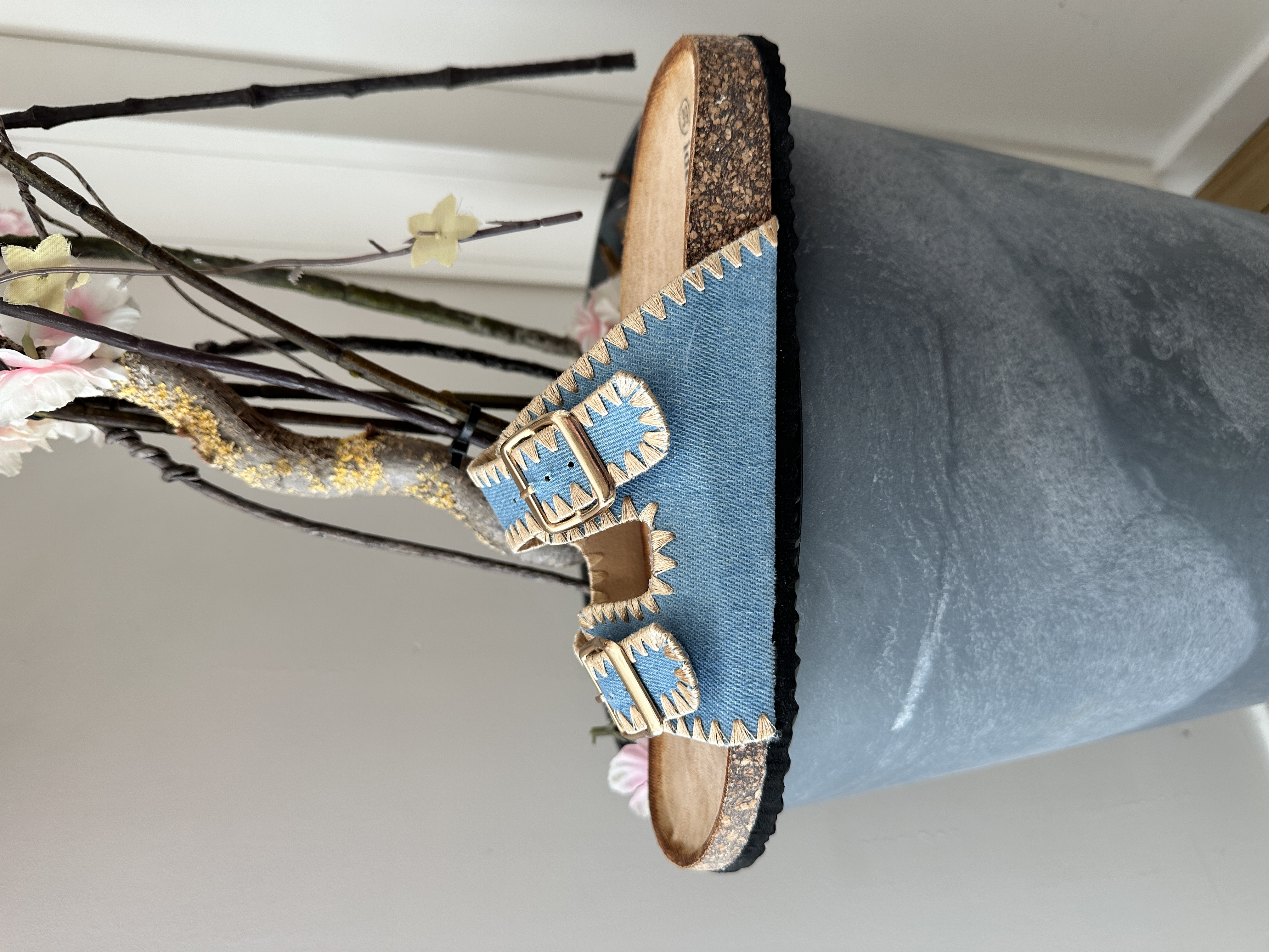 Slipper Birky lichtblauw
