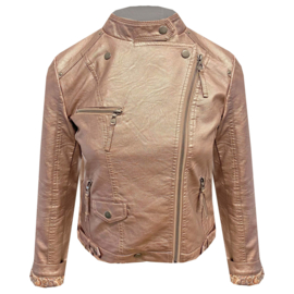 Vegan leather jasje Megan- Brons