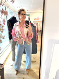 Gemma Ricceri blouse Megan One Size - Roze