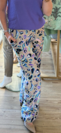 Sophia Perla -  Rosa  print broek 504