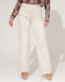 Goodies DJ2497 wide leg jeans ecru