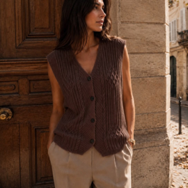 Gilet Nora - Bruin