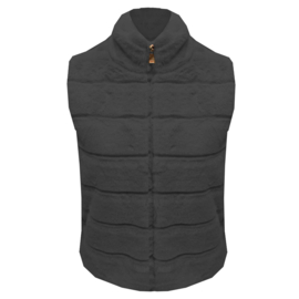 Bodywarmer faux fur zwart