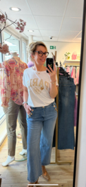 T-shirt Paris - beige print