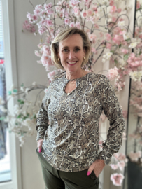 Mila Sarvé by Sophia Perla -  top Gloria print 521