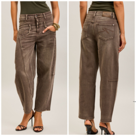 Toxik 21633-1 dubbele band barrel jeans met stretch