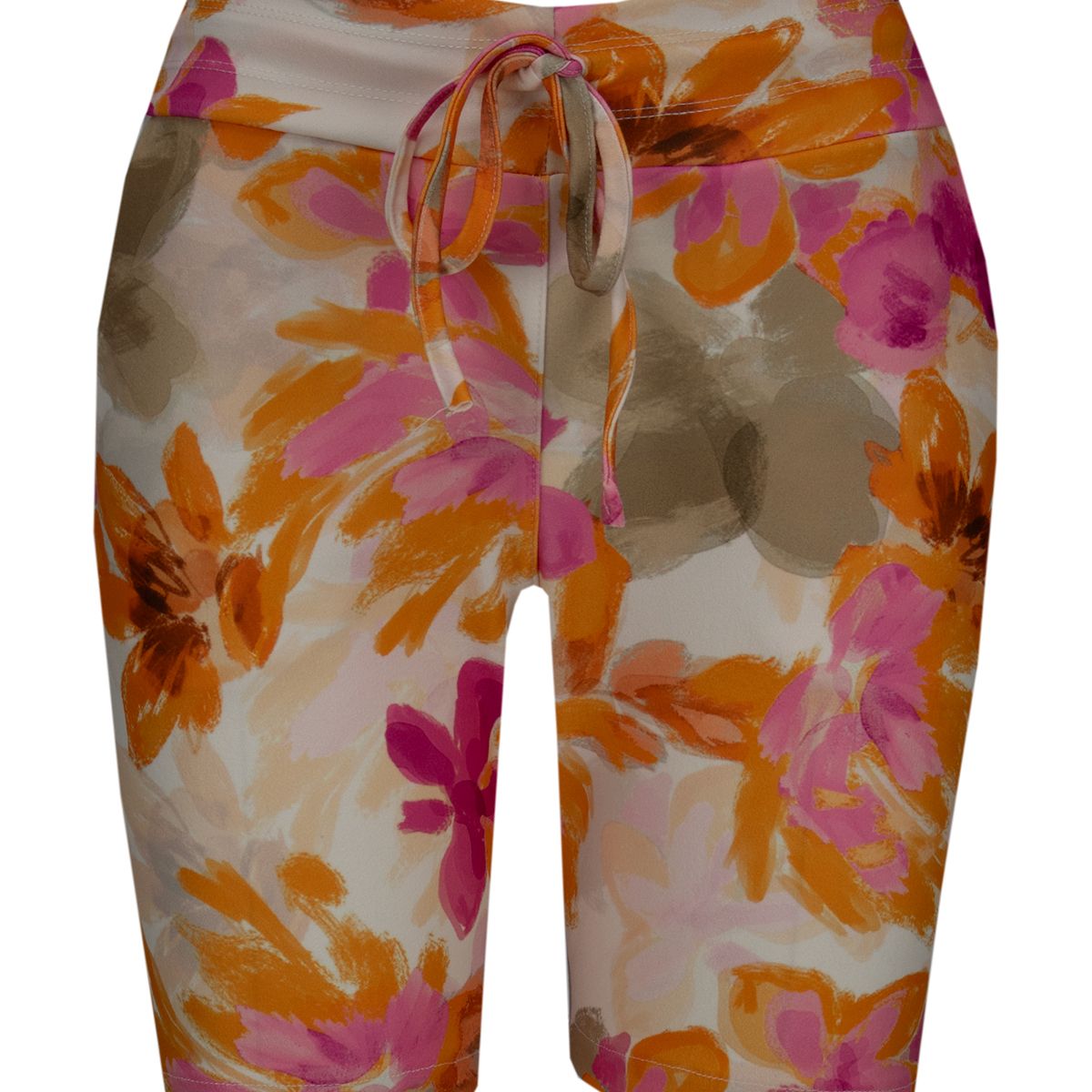 IZ NAIZ travelshort flower orange 3620