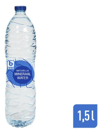 6x fles plat water 1,5L