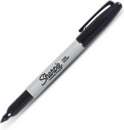 Permanente markeerstift zwart