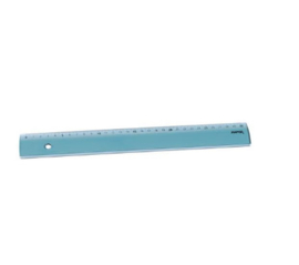 Lineaal meetlat kunststof 30cm