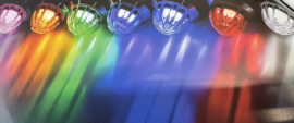 Nedking LED Mini Watermelon Light - Rood met rode lens