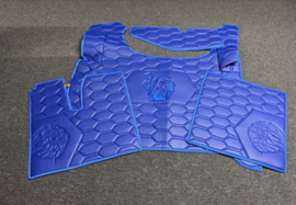 Tunnelhoesset met gestikte strepen of mammoetleer