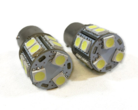 LED BA15S 15 led 24V rood