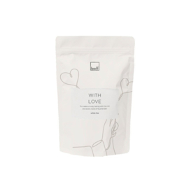 Zakje thee 'With love'