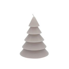 Kaars kerstboom taupe
