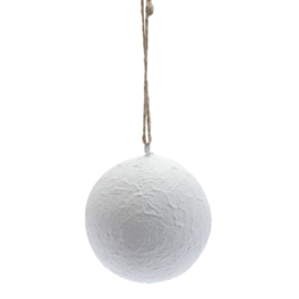 Ornament bal wit