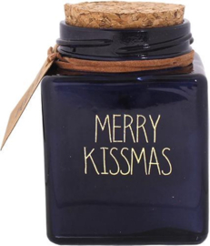 Geurkaars 'Merry Kissmas'
