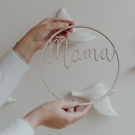 Houten krans mama