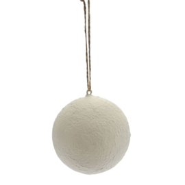 Ornament bal zandkleur