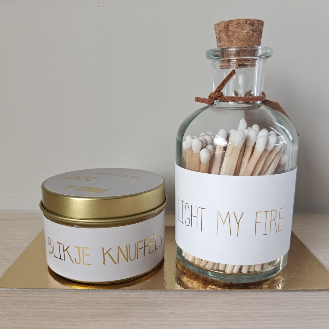 Geschenkset 'Blikje knuffels'