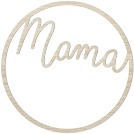 Houten krans mama