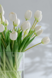 Boeket tulpen wit