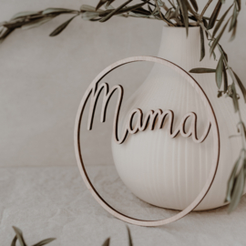 Houten krans mama