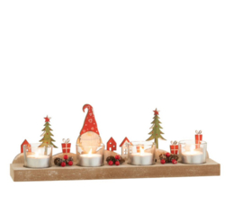 Theelichthouder kerst